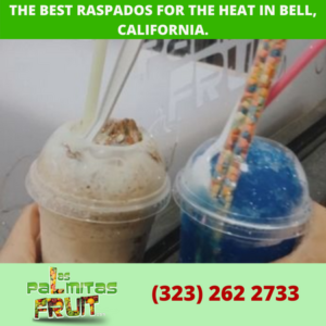 The best raspados for the heat in Bell, California.